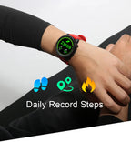 Smart Watch Waterproof And Fully Fit High-definition Round Screen 7-day Battery Life APP Dial