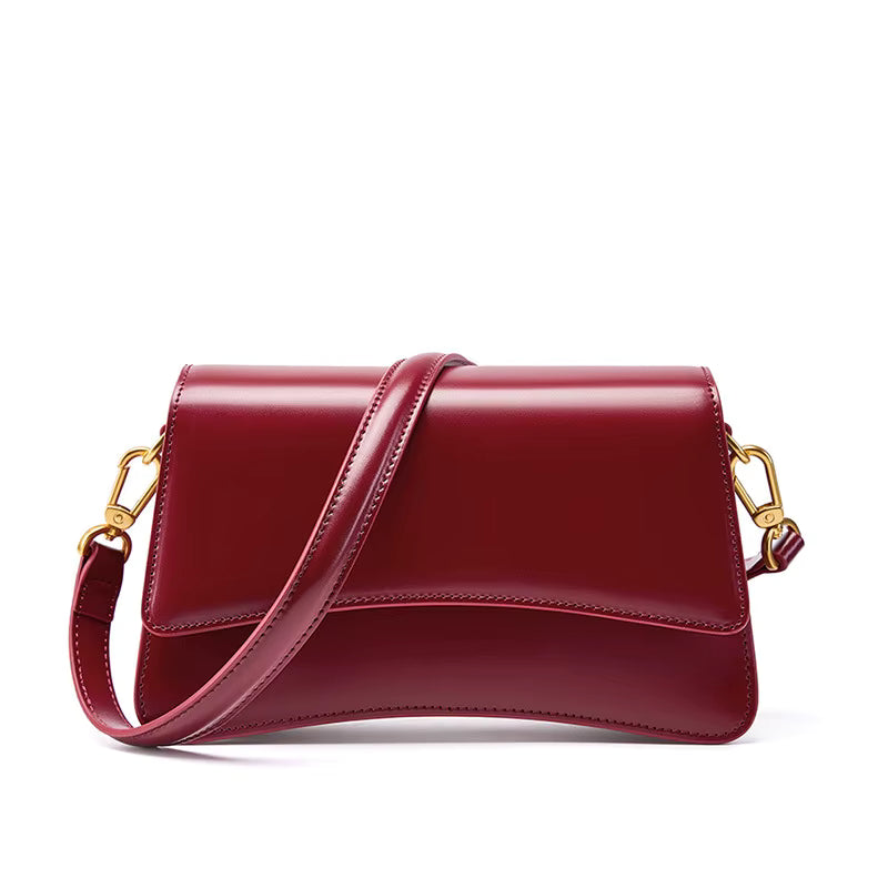 Fashionable Women's Shoulder Bag Small Square Original Leather Large Capacity Crossbody Bag Women's Shoulder Bag