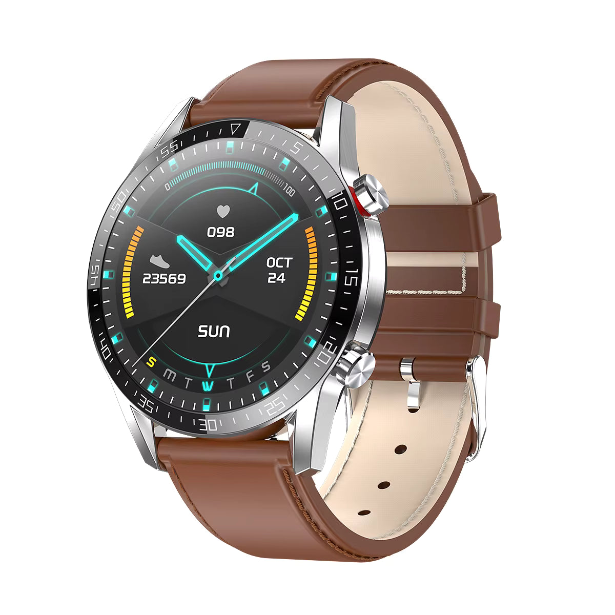 Smart Watch BT Call Fitness Track Smart Reminder Watch IP68 Impermeabile ECG PPG Pressione Sanguigna Fitness Track Smart Watch