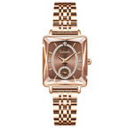 LABAOLI Women Bracelet Quartz Watches Stainless Steel Luxury Rhinstone Crafted Date Ladies Quartz Wrist Watches