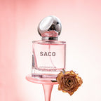 SACO Women's Perfume Long-Lasting Light Scent Fresh Natural Long Lasting Fragrance Eau De Parfum 50ml Floral Fragrance 