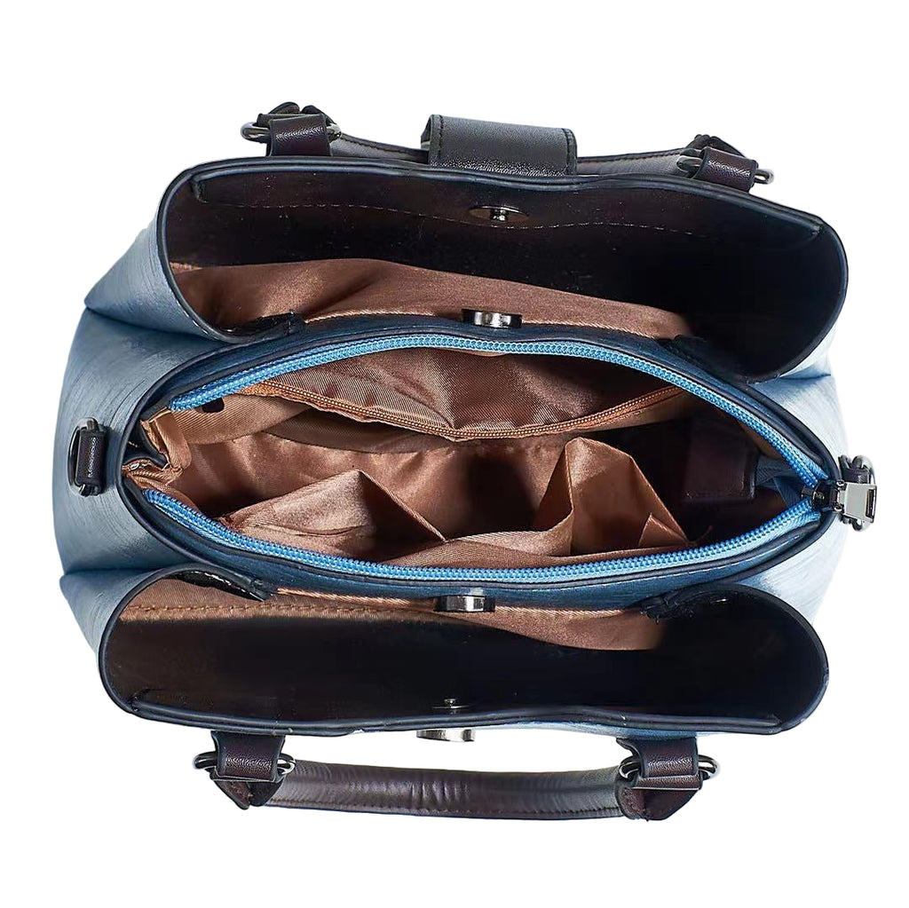 Women's Fashion Handbag Simple Large Capacity Shoulder Messenger Handbag Three-piece Set Women's Shoulder Bag
