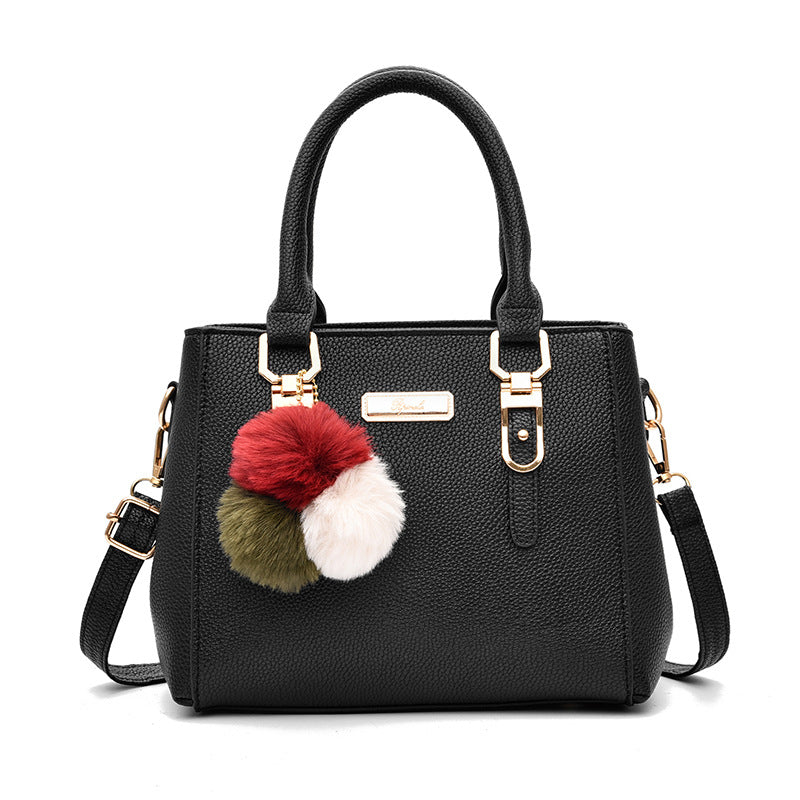 Handtas voor dames, grote leren schoudertas, meerdere zakken, grote capaciteit, modieuze crossbodytas, schoudertas voor dames