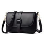Women's Fashionable Shoulder Bag Original Leather Multi Zipper Pocket Shoulder Small Square Bag Women's Crossbody Bag