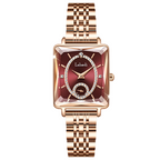 LABAOLI Women Bracelet Quartz Watches Stainless Steel Luxury Rhinstone Crafted Date Ladies Quartz Wrist Watches