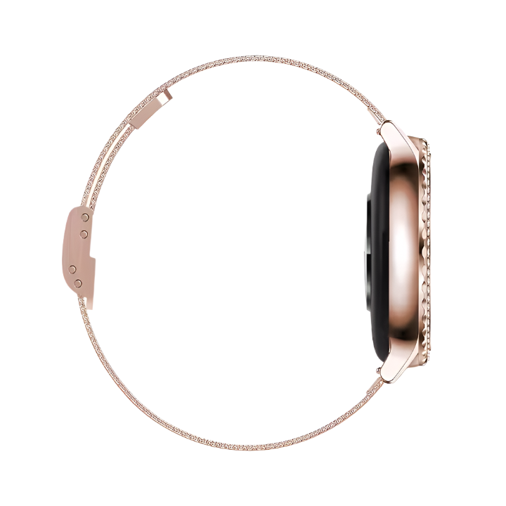Orologio intelligente multifunzione da donna con monitoraggio della salute, promemoria intelligente, monitoraggio del fitness e chiamata Bluetooth Rhinstone