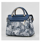 Women's Fashionable Handbag Original Leather Shoulder Bag Multi Zipper Pocket Large Capacity Women's Shoulder Bag