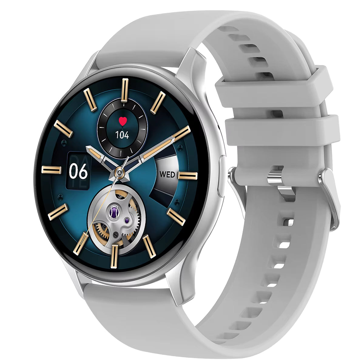 HK89 Smart Watch AMOLED-scherm NFC Bluetooth-oproepgezondheidsmonitoring Slimme herinnering Sport Smartwatch voor Android iOS
