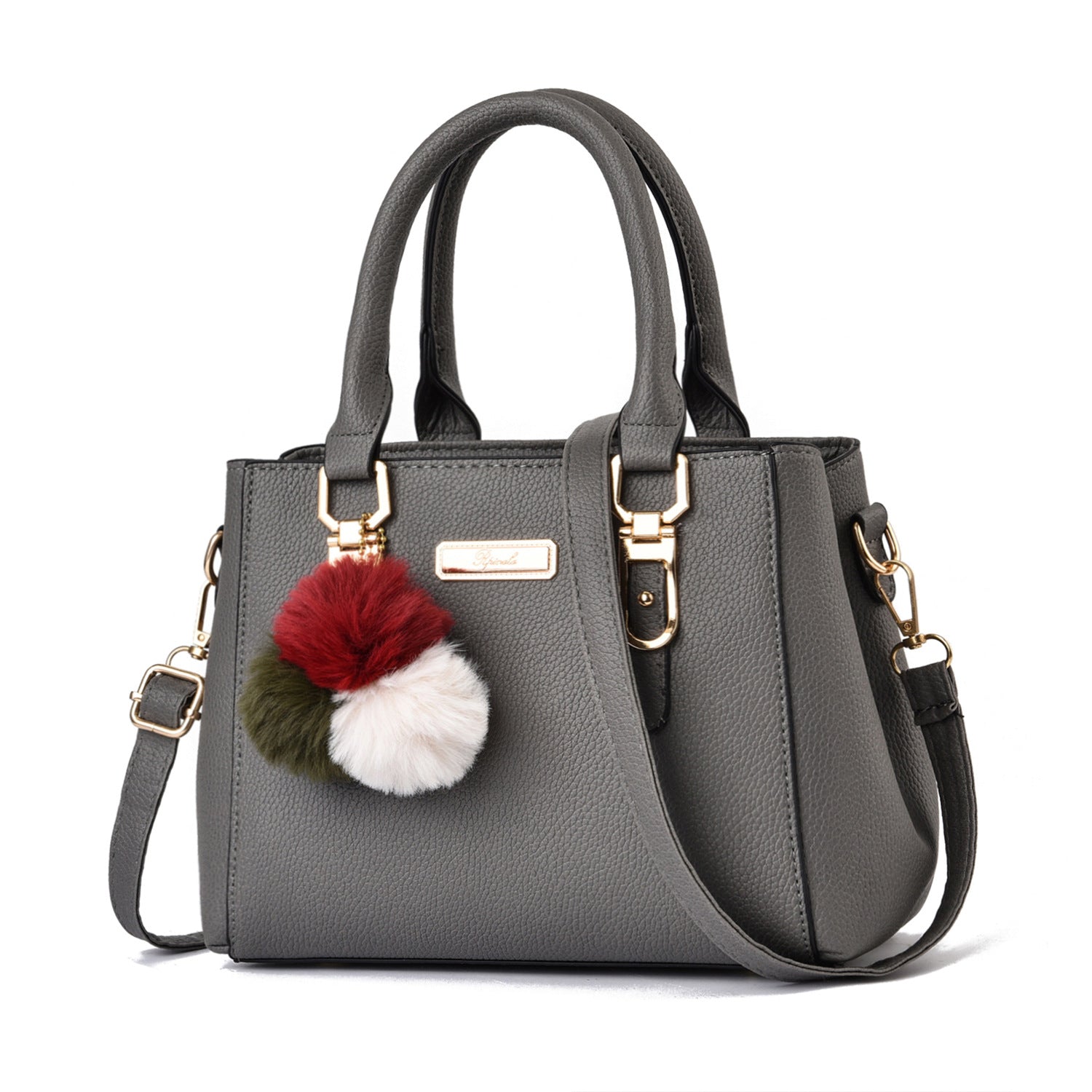 Handtas voor dames, grote leren schoudertas, meerdere zakken, grote capaciteit, modieuze crossbodytas, schoudertas voor dames