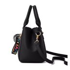 Women's Large Capacity Handbag Multi Pocket Embroidery One Shoulder Strip Crossbody Bag Women's Shoulder Bag