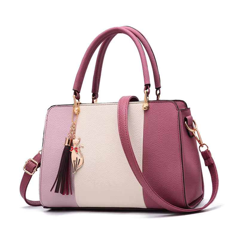 Luxe handtas voor dames, meerdere ritsvakken, grote capaciteit, originele leren crossbodytas, schoudertas voor dames