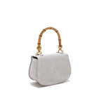 Women's Fashionable Handbag Original Leather Large Capacity Western Style Bamboo joint Handbag Versatile Commuting Bag