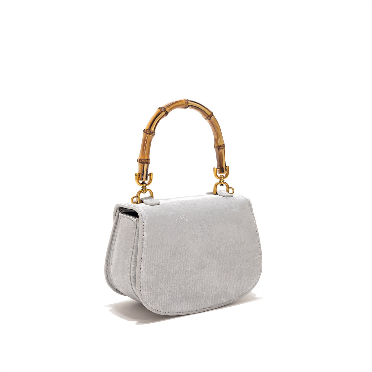 Women's Fashionable Handbag Original Leather Large Capacity Western Style Bamboo joint Handbag Versatile Commuting Bag - Acquisti Online
