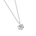 Women's Fashionable Bracelet S925 Sterling Silver Premium Pendant Necklace Moissanite Stone High Quality Women Necklace