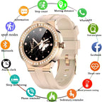 Women's Bluetooth Call Smart Watch Health Monitoring Heart Rate Smart Reminds women smart watch