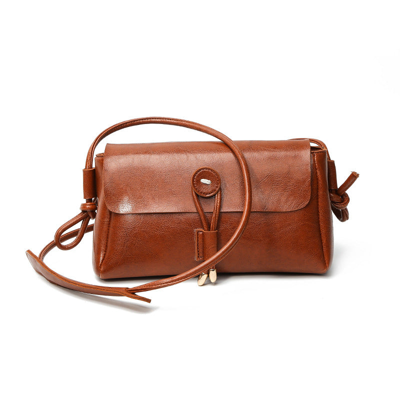 Women's Shoulder Bag Leather Women's Small Square Bag Zipper Polyester Fashionable Trendy Women's Shoulder Bag