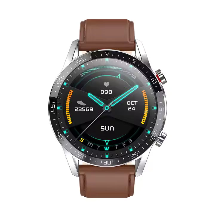 Smart Watch BT Call Fitness Track Smart Reminder Watch IP68 Impermeabile ECG PPG Pressione Sanguigna Fitness Track Smart Watch