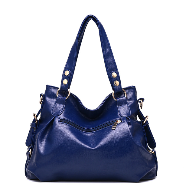 Dames handtas met meerdere zakken en grote capaciteit, originele leren crossbodytas, luxe schoudertas voor dames