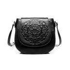 Women's Retro Shoulder Purses Genuine Leather Hand Bags Ladies Crossbody bag Large Capacity Women's Shoulder Bag
