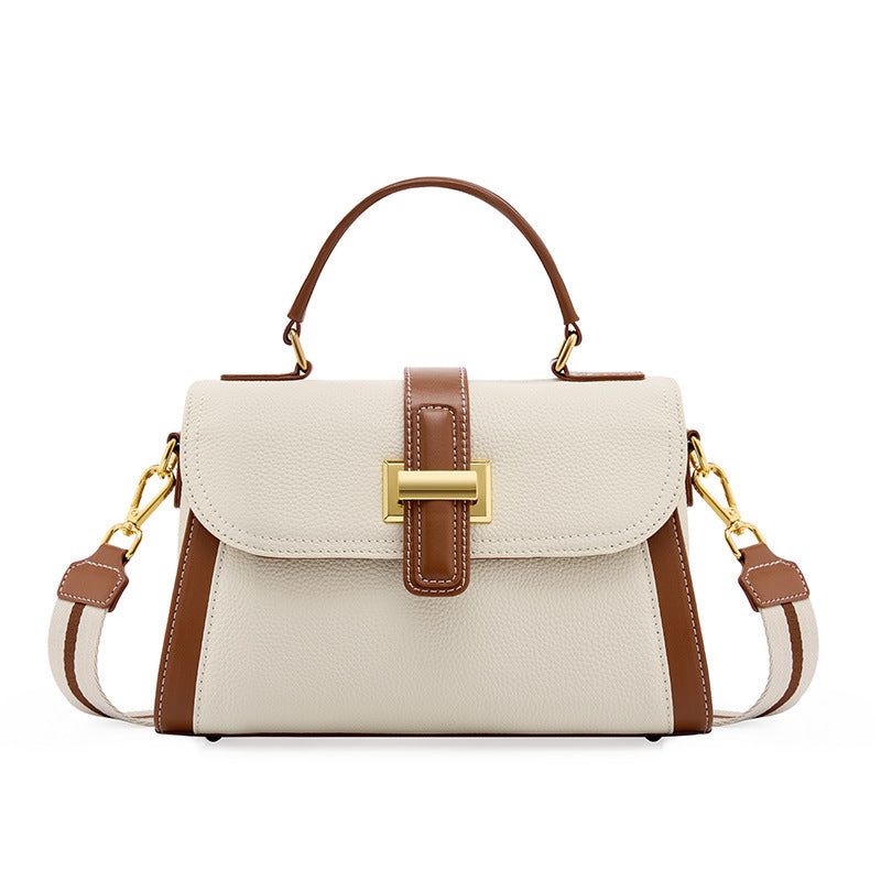 Women's Light Luxury One-shoulder Versatile Advanced Texture Fashion Handbag Original Leather  Multi Pocket Women Shoulder Bag
