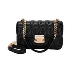 Women Small Fragrance Messenger Bag Mini Crossbody Tote Bag Genuine Leather Single Shoulder Strap Women Bag