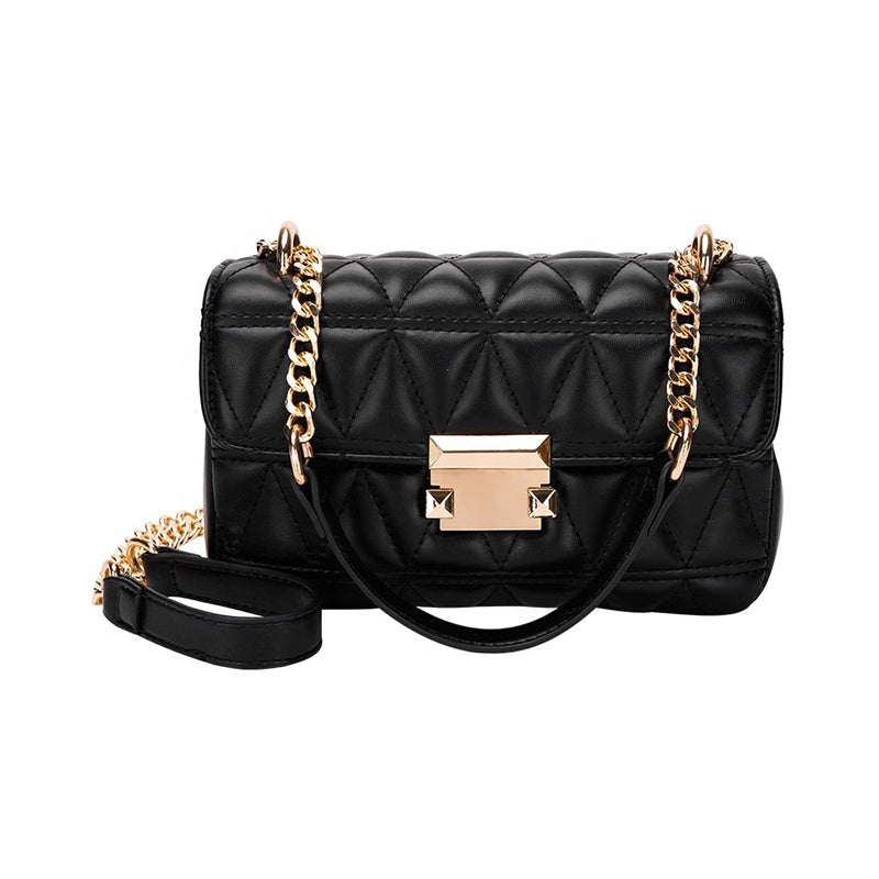 Women Small Fragrance Messenger Bag Mini Crossbody Tote Bag Genuine Leather Single Shoulder Strap Women Bag
