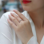 Women Luxury Rings S925 Sterling Silver Moissanite Diamond Ring High Quality Cubic Zirconia Eternity Women Engagement Ring