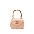 Women's Fashionable Handbag Original Leather Large Capacity Western Style Bamboo joint Handbag Versatile Commuting Bag - Acquisti Online
