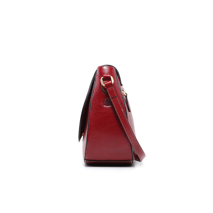 Women's Retro Shoulder Purses Genuine Leather Hand Bags Ladies Crossbody bag Large Capacity Women's Shoulder Bag