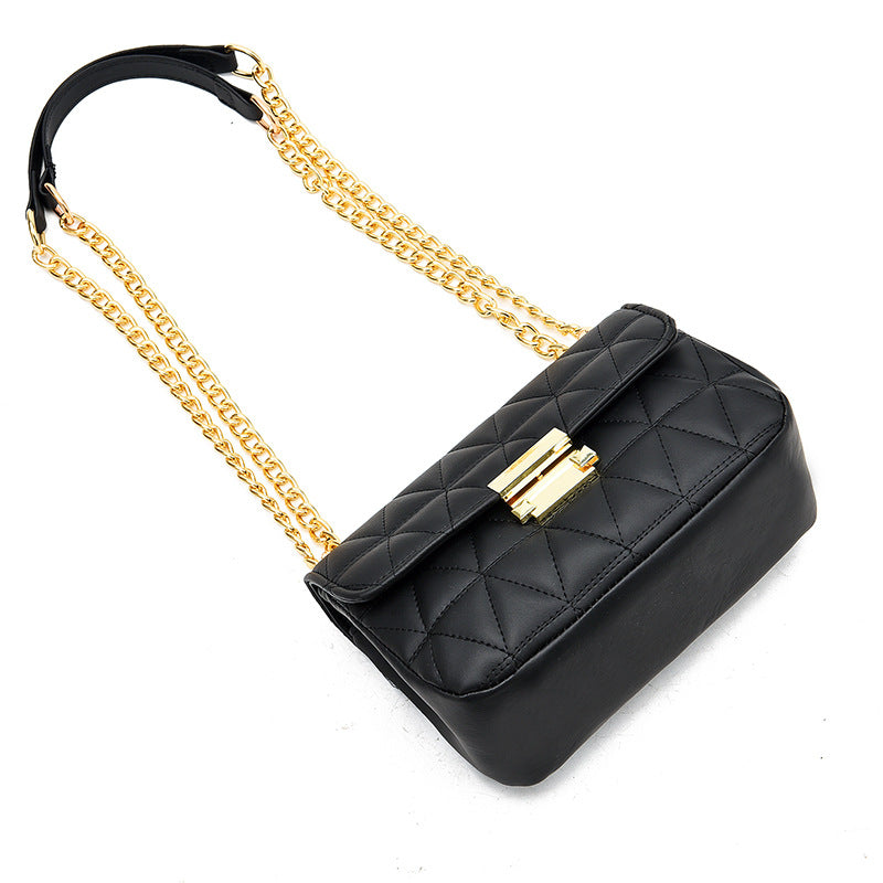 Women Small Fragrance Messenger Bag Mini Crossbody Tote Bag Genuine Leather Single Shoulder Strap Women Bag