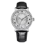 LIGE Original Women's Watch Top Luxury Fashion Watches Ladies Waterproof Leather Bracelet Quartz Woman Wristwatch - Acquisti Online