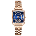 LABAOLI Women Bracelet Quartz Watches Stainless Steel Luxury Rhinstone Crafted Date Ladies Quartz Wrist Watches