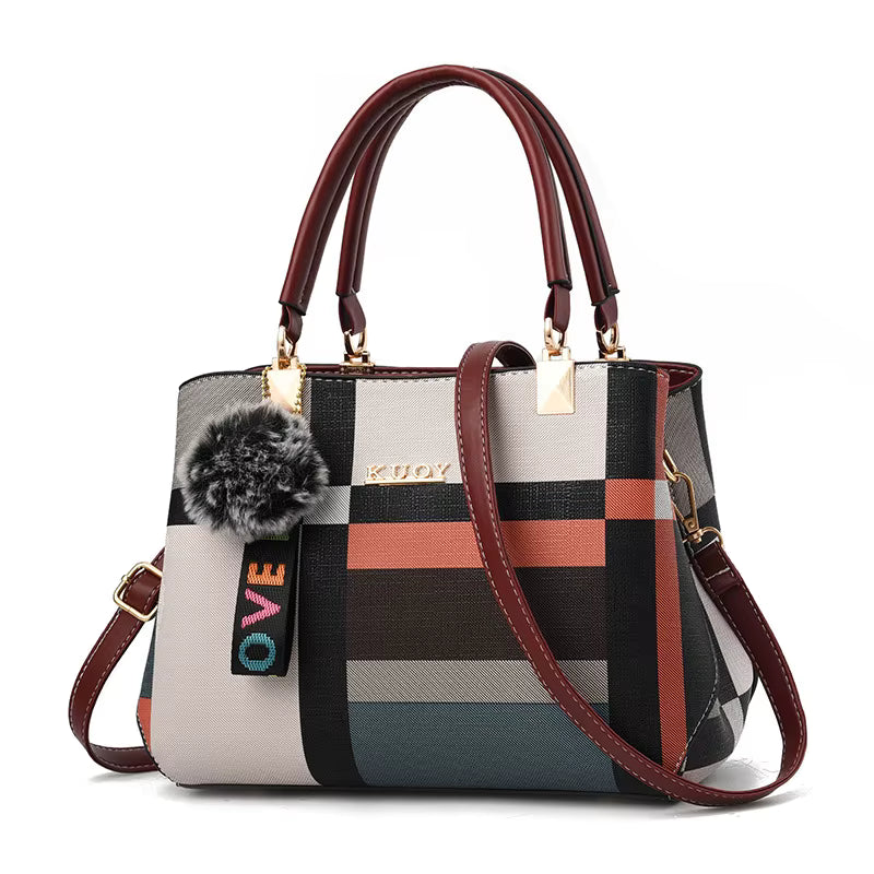 Women's Casual Large Capacity Waterproof PU Leather Handbag High Quality Shoulder Bag Fashion Women's Crossbody Bags