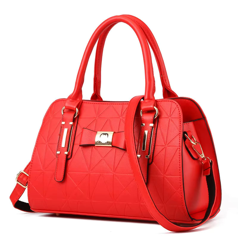 Women's Fashionable Handbag Embossed Hand bag Large Capacity Single Shoulder Messenger Bag Women's Crossbody Bag