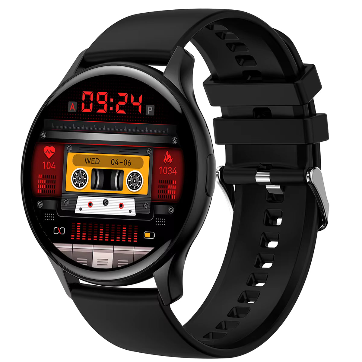 HK89 Smart Watch AMOLED-scherm NFC Bluetooth-oproepgezondheidsmonitoring Slimme herinnering Sport Smartwatch voor Android iOS