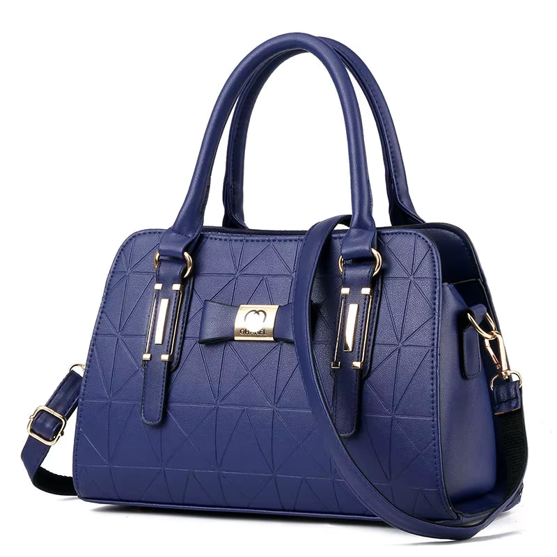 Women's Fashionable Handbag Embossed Hand bag Large Capacity Single Shoulder Messenger Bag Women's Crossbody Bag
