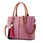 Women's Fashionable Handbag Original Leather Multi Pocket Large Capacity Crossbody Bag Luxury Women Shoulder Bag