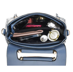 Women's Fashionable Handbag Original Leather Shoulder Bag Multi Zipper Pocket Large Capacity Women's Shoulder Bag
