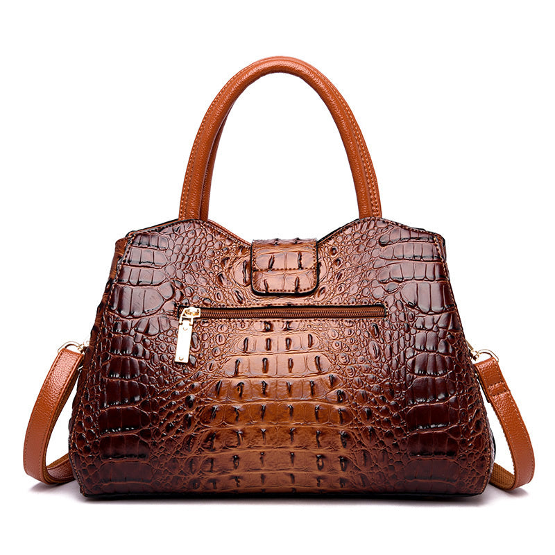 Luxe handtas voor dames, originele leren schoudertas met meerdere zakken en grote capaciteit, stijlvolle schoudertas voor dames