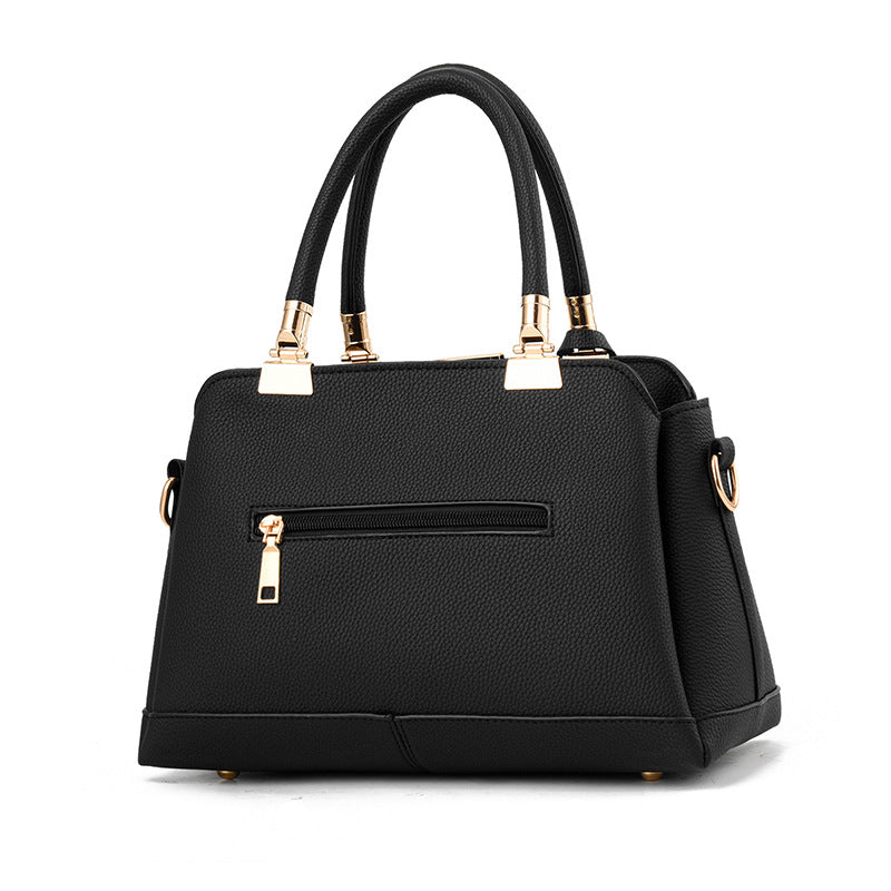 Grote handtas voor dames, modieuze kleine vierkante originele leren schoudertas met meerdere zakken, dames crossbody tas