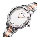 SHENGKE SK Women Luxury Watch Stainless Steel Band Fashionable Watches Woman Wrist Japan Movement Quartz Watch