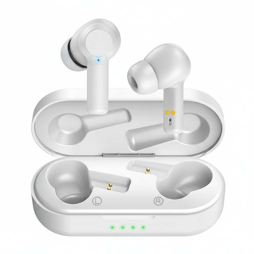 W20 Wireless Earbuds Bluetooth Touch Control Headphone Waterproof ANC Noise Canceling High Quality Bluetooth Earbuds - Acquisti Online