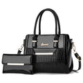 Women's Handbag PU Leather Premium Handbag 2-piece Set Shoulder Bag Large Capacity Crossbody Bag Women's Handbag - Acquisti Online
