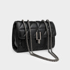 Women's Fashionable Shoulder Bag Original Leather Large Capacity Crossbody Bag Zipper Pocket Magnetic Buckle Women's Shoulder Bag