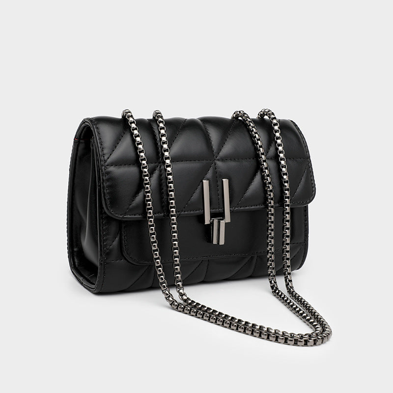 Women's Fashionable Shoulder Bag Original Leather Large Capacity Crossbody Bag Zipper Pocket Magnetic Buckle Women's Shoulder Bag