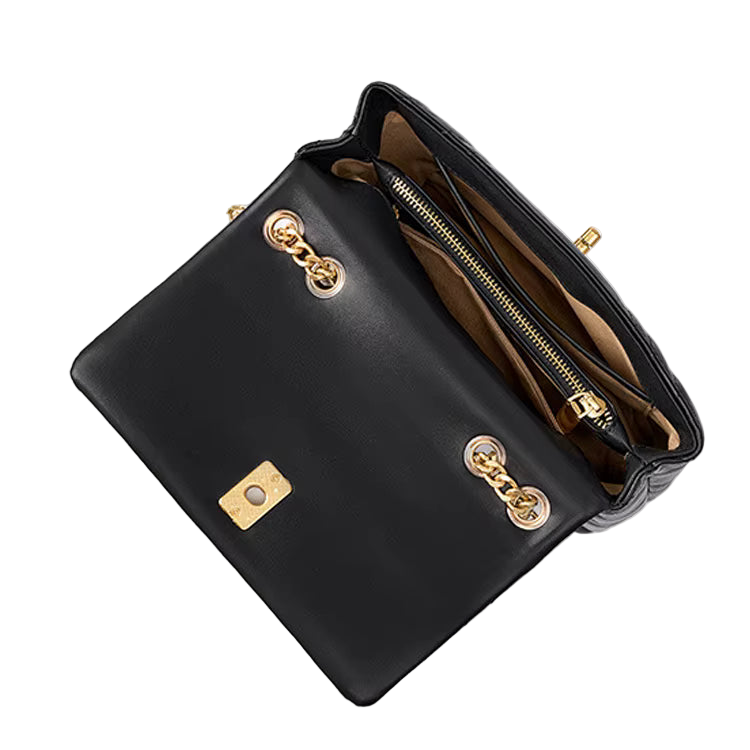 Women's Fashionable Shoulder Bag Orginal Cowhide Leather Large Capacity Women's Chain Square Shoulder Messenger Bag - Acquisti Online