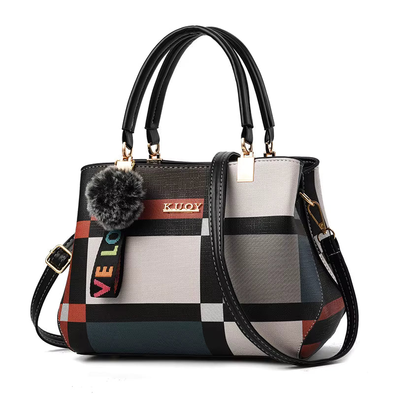 Women's Casual Large Capacity Waterproof PU Leather Handbag High Quality Shoulder Bag Fashion Women's Crossbody Bags