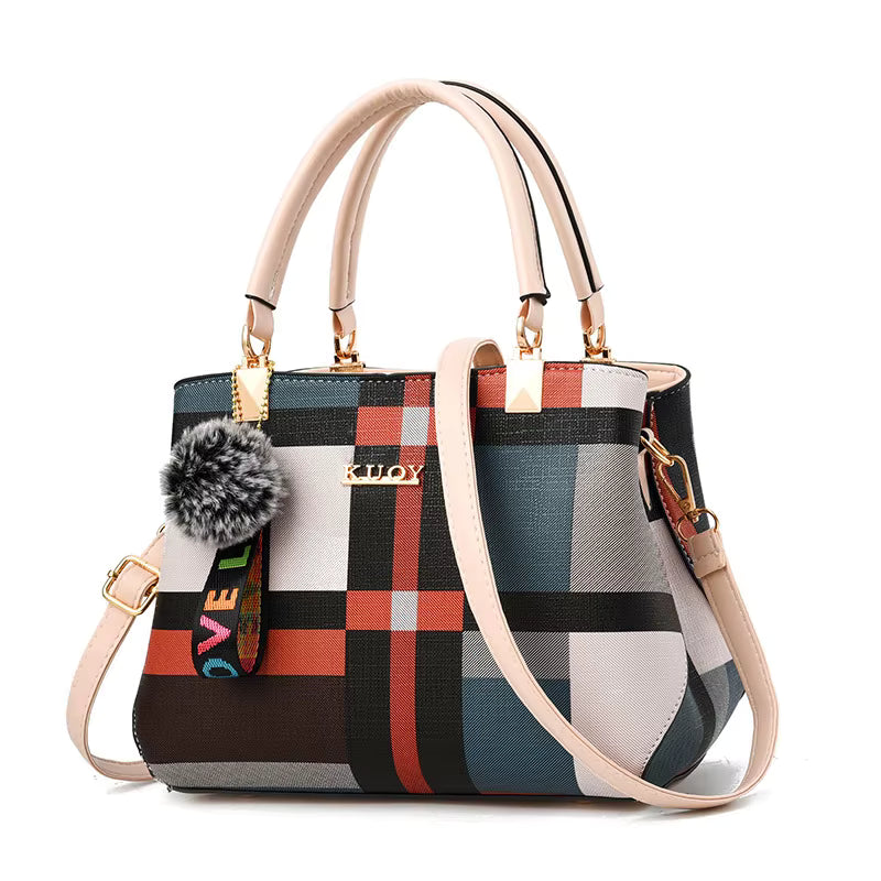 Women's Casual Large Capacity Waterproof PU Leather Handbag High Quality Shoulder Bag Fashion Women's Crossbody Bags