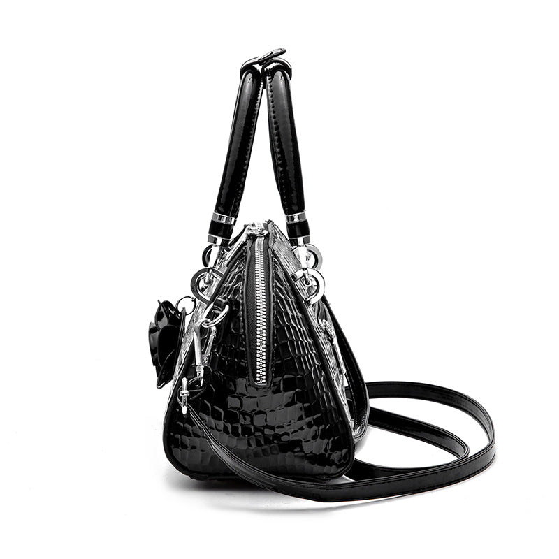 Luxe handtas voor dames, origineel leer, schoudertas met meerdere zakken en grote capaciteit, crossbody, modieuze schoudertas voor dames