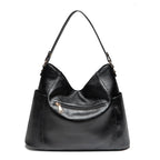 Women's Large Capacity Handbag Original Leather Multi Pocket Shoulder Bag Fashionable Soft Women Crossbody Bag